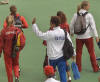 arrive de la "reine Christine" pr le 100m