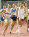 Srie du 1500m Espoir avec Juju